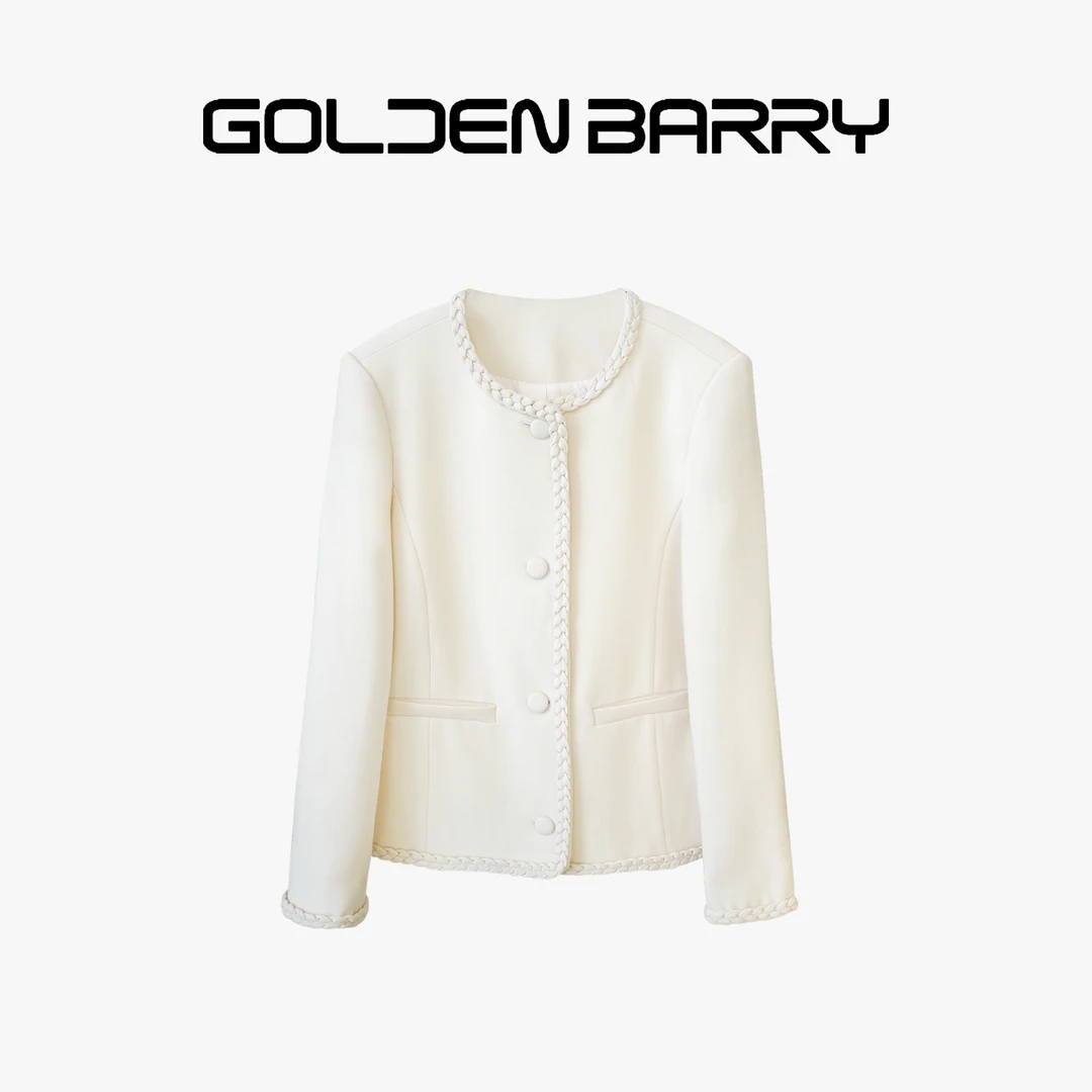 GOLDENBARRY【返季福 利】124074圆领小香外套