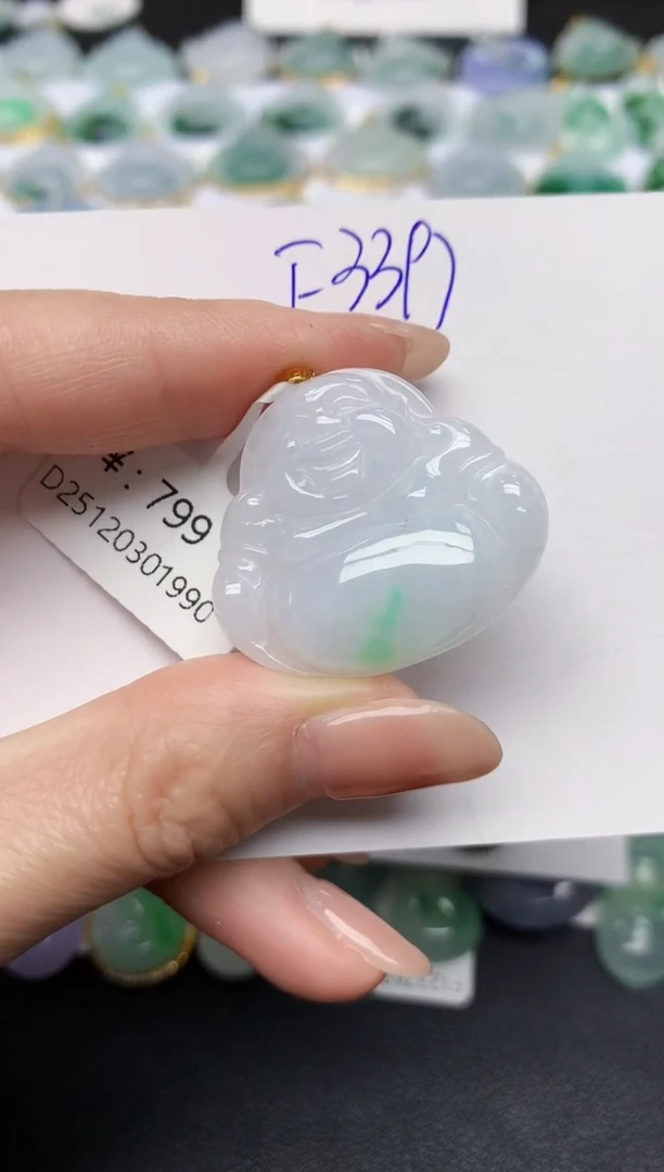 颈饰未镶嵌翡翠天然缅甸A货翡翠百元以上9元证书费自理