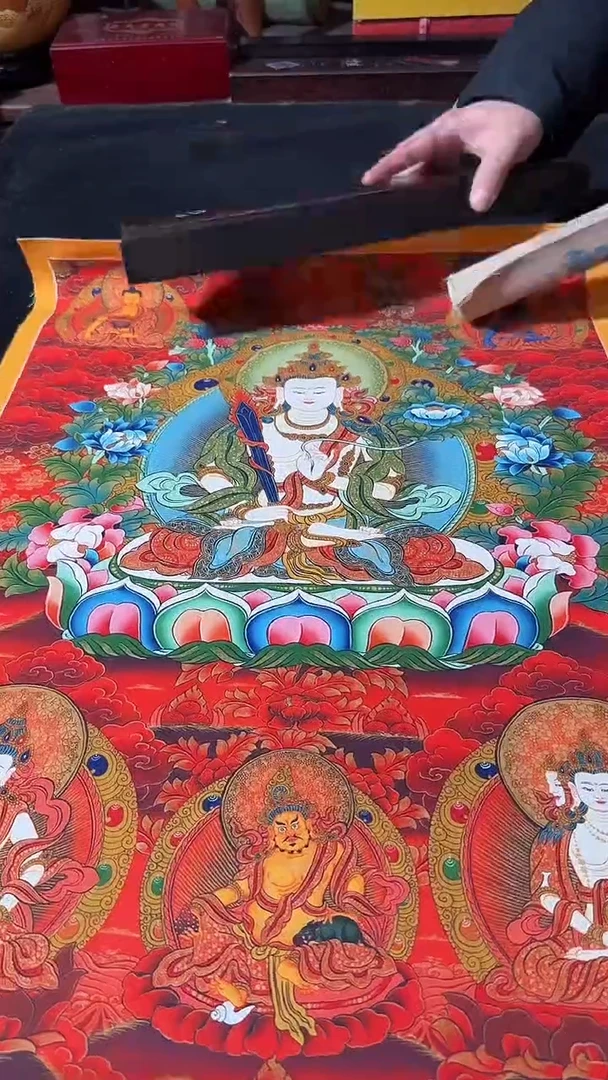 卷轴画藏式珍藏彩绘艺术馆173