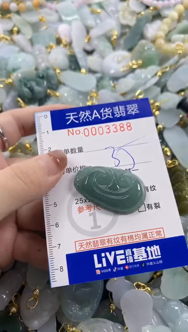 颈饰未镶嵌翡翠天然A货翡翠