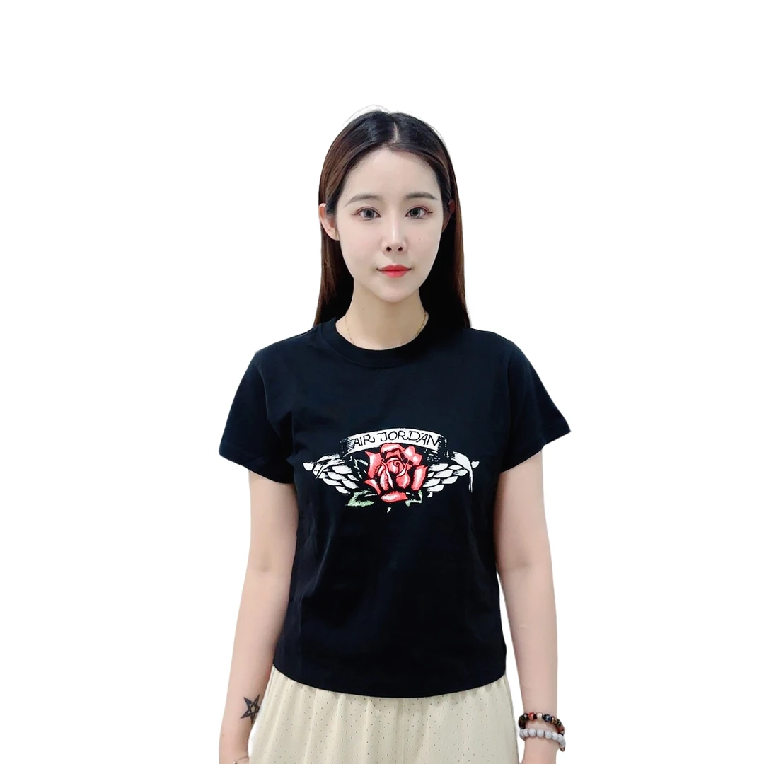 Nike/耐克官方正品Air Jordan女款时尚休闲运动短袖HV0219-010