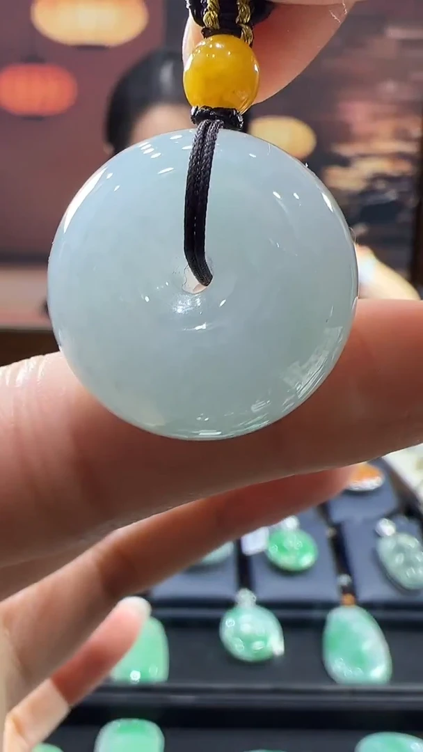 未镶嵌挂件翡翠甜甜圈