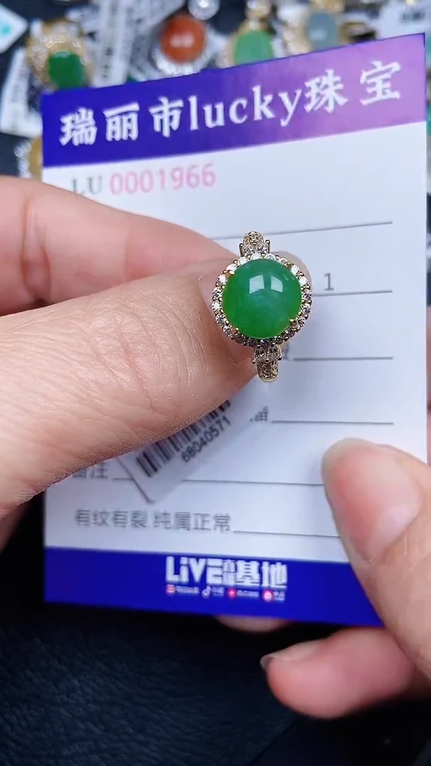 颈饰银S925镶嵌翡翠19636