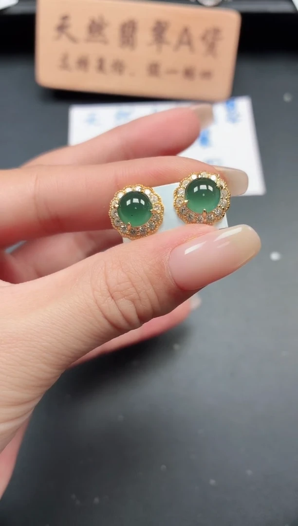 银S925镶嵌戒指翡翠1111