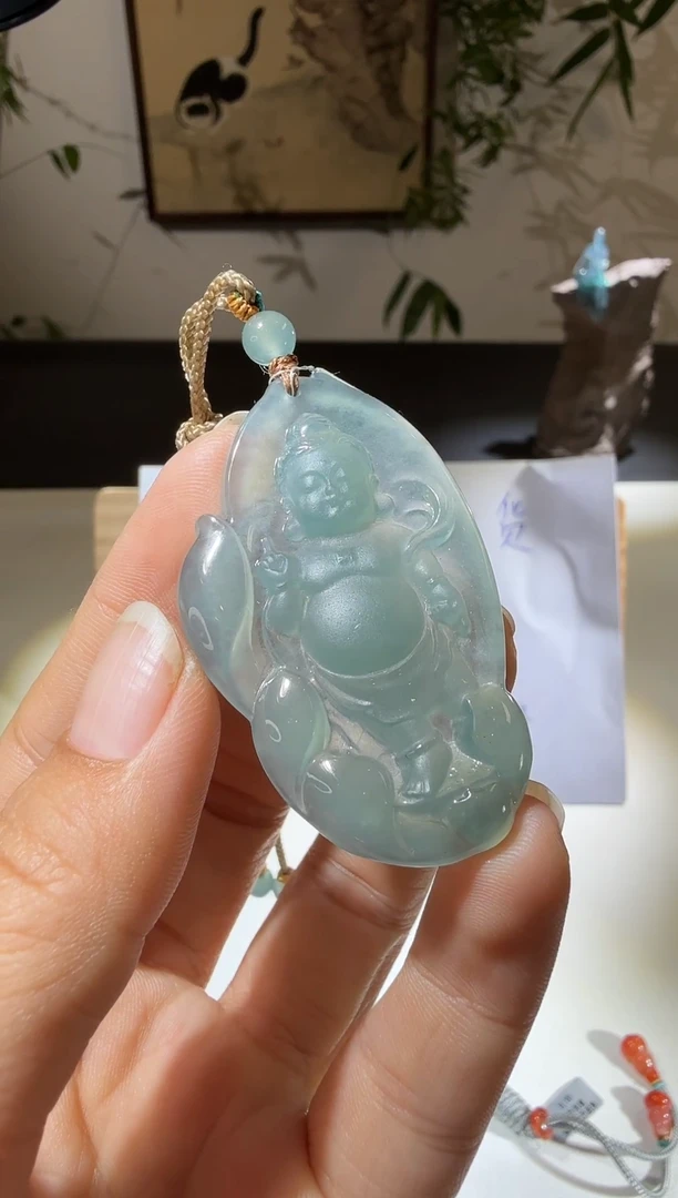 吊坠(不含链)未镶嵌翡翠宝宝佛