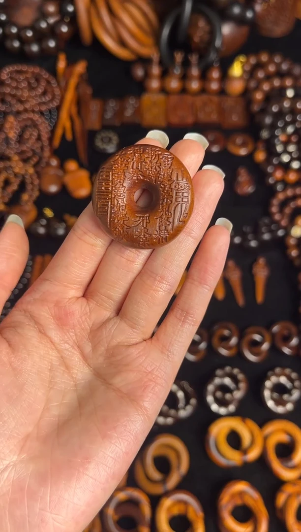 枣木雷击枣木老料山花扣扣