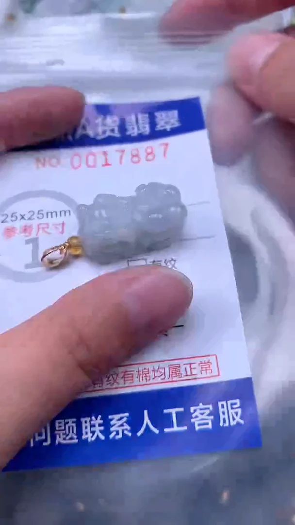 翡翠未镶嵌吊坠(不含链)1