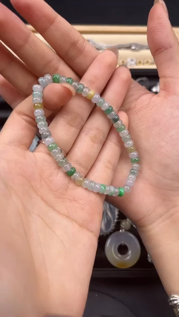 未镶嵌手串翡翠翠小二缅甸翡翠严选HJ