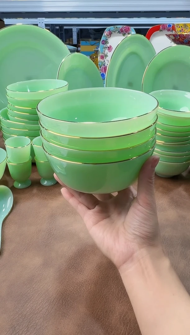 玉瓷  5.5英寸饭碗4个景德镇陶瓷