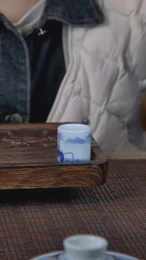 【闪购商品】折葵非器手工手绘钓鱼盖置