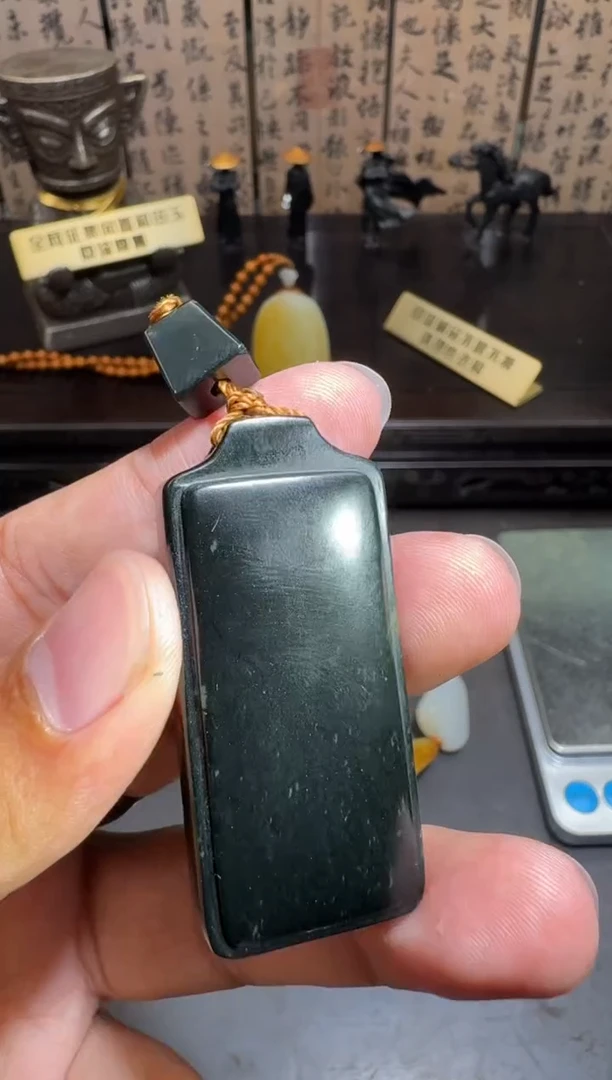 和田玉未镶嵌挂件和田玉