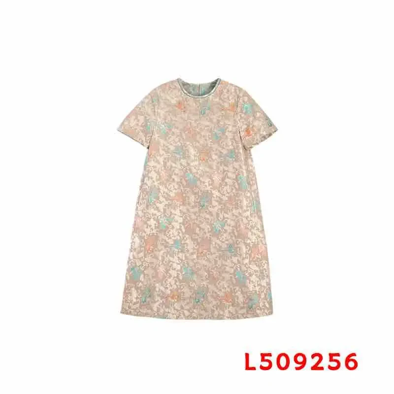 芹  新中式  风  509256 蝴蝶 宋锦 连衣裙