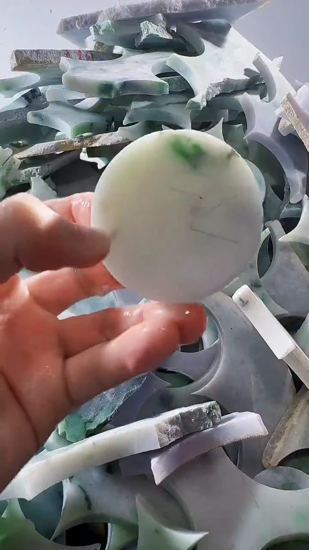 裸石翡翠缅甸翡翠A货文2552