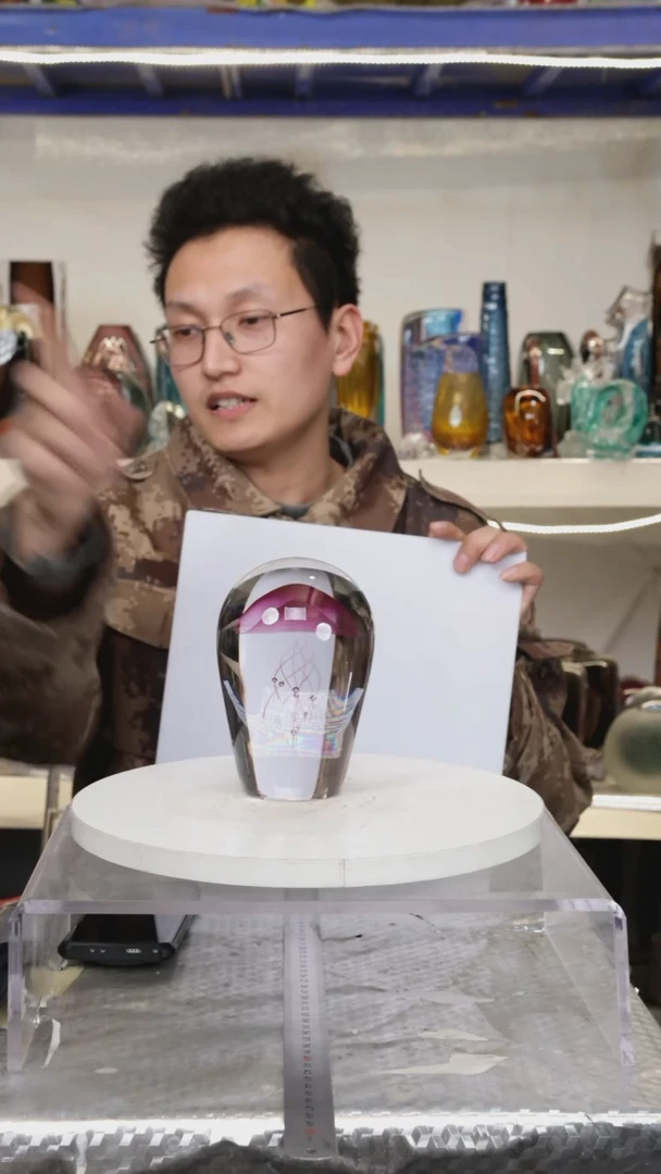 【闪购商品】琉璃高16精品琉璃正常手工痕迹