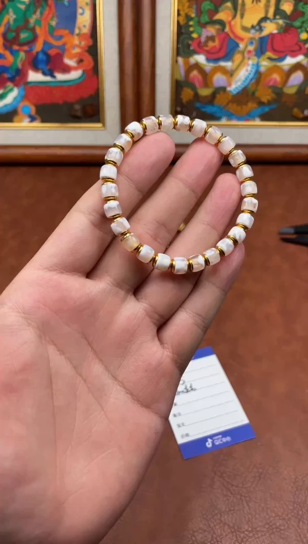 合金手链玛瑙/玉髓文玩手串