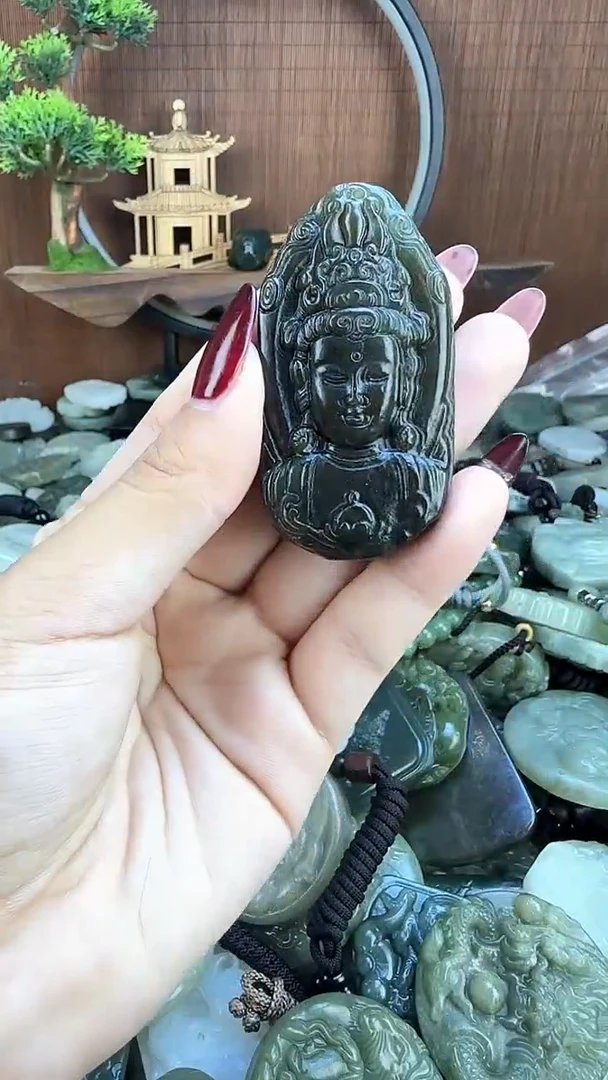 吊坠(不含链)未镶嵌和田玉1