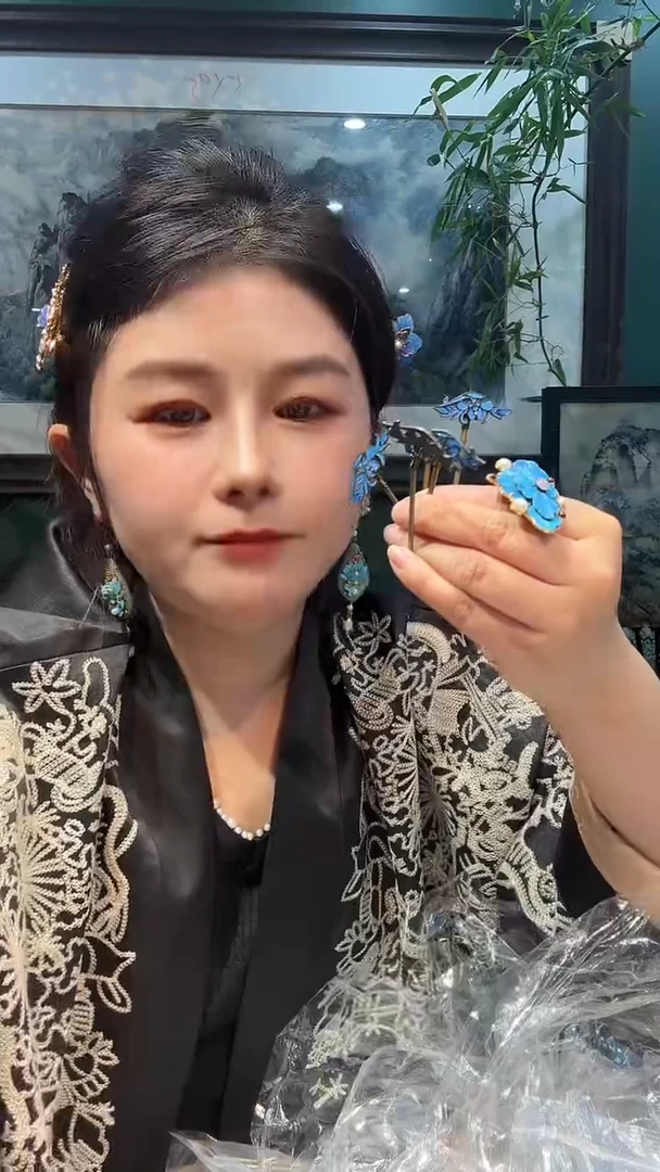 大理石铁合金非遗手工首饰