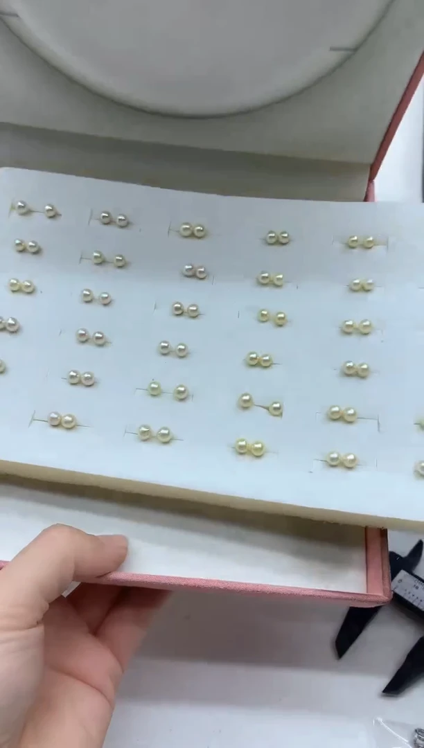 银S925镶嵌耳饰海水珍珠多样性发其一