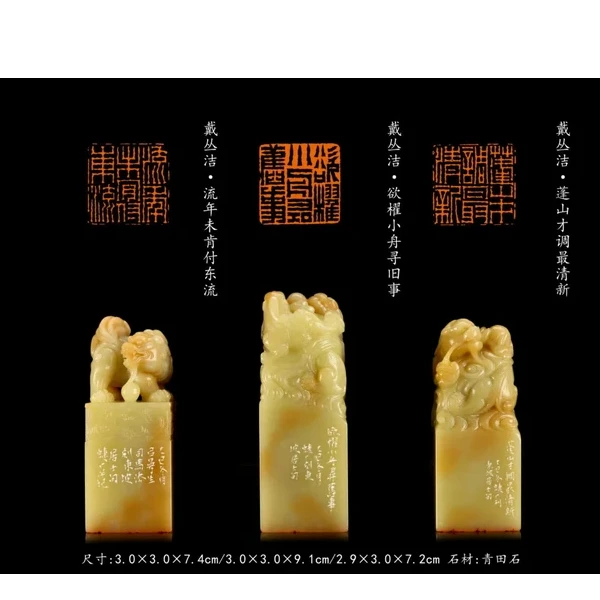 篆刻戴丛洁SX50323套印（三方）