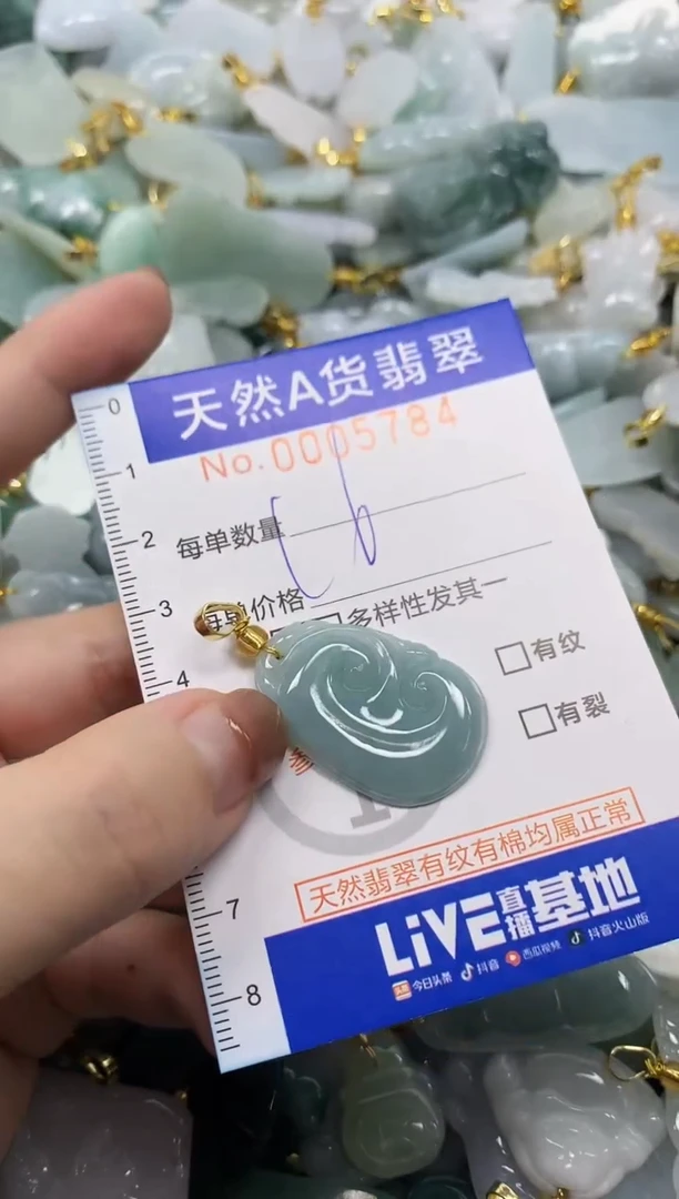 颈饰未镶嵌翡翠天然A货翡翠