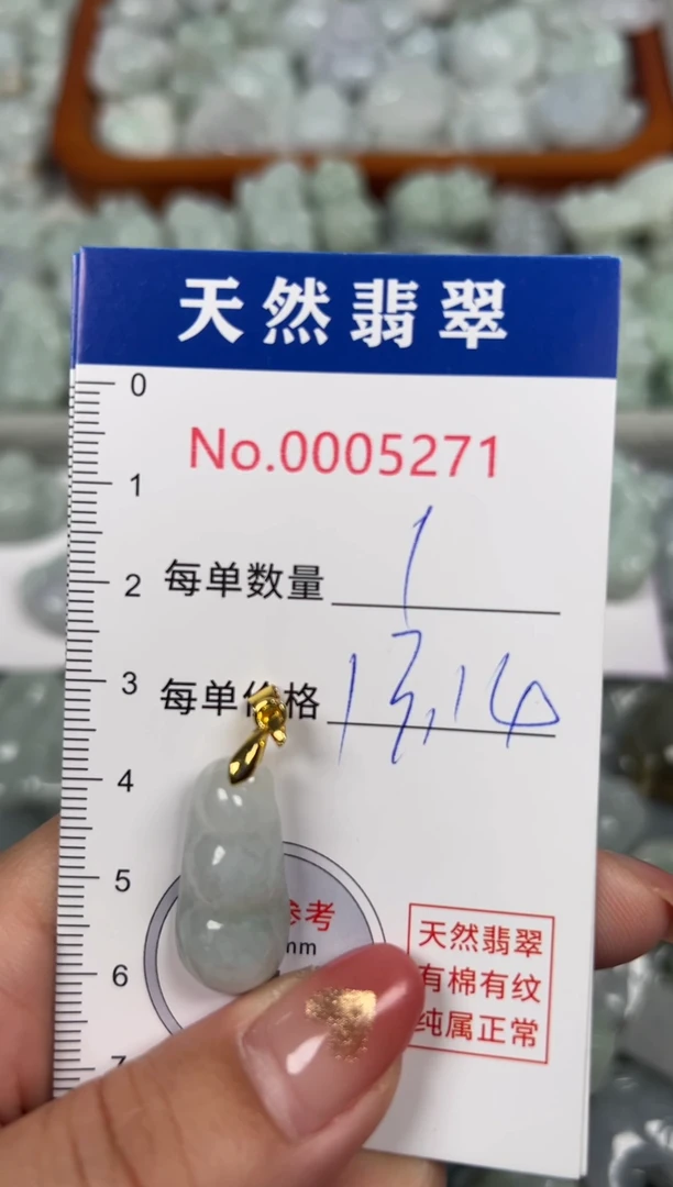 翡翠未镶嵌吊坠(不含链)5271