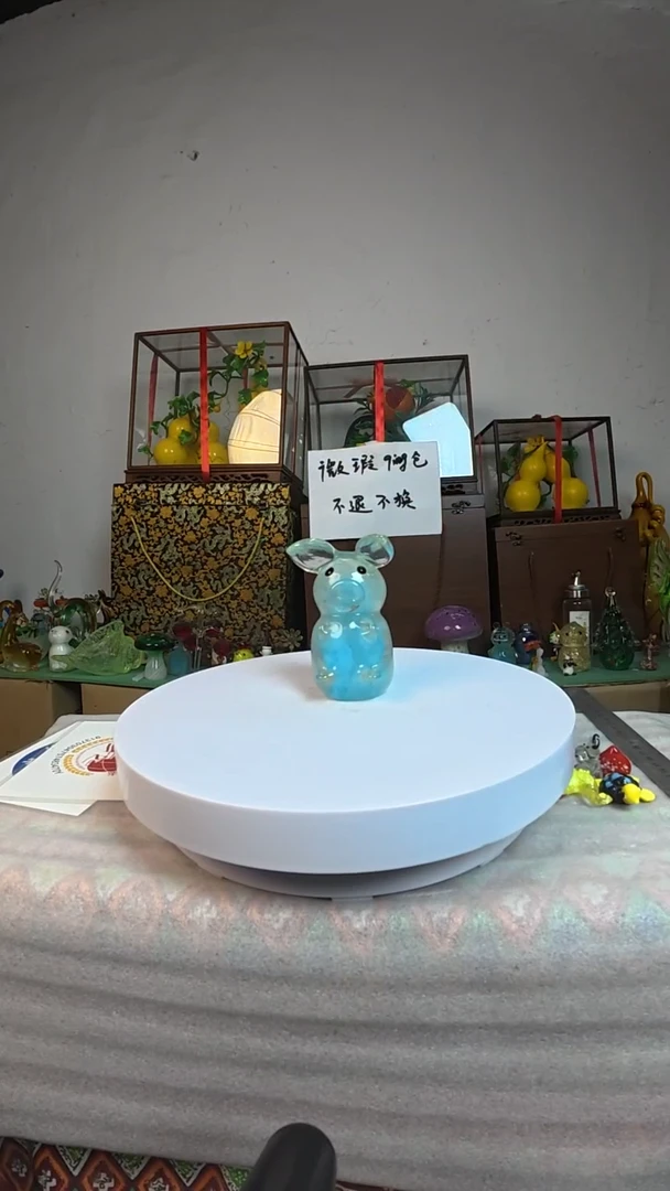 琉璃淄博非遗琉璃夜光猪