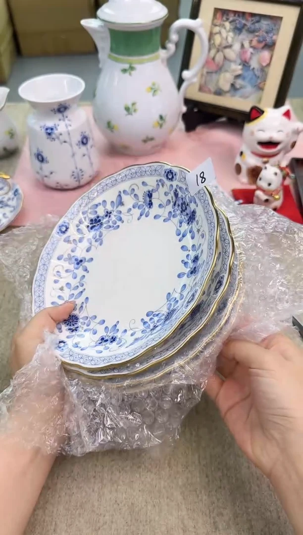 瓷片娴*19.5*3.5  4片 泡泡家的瓷器真好看