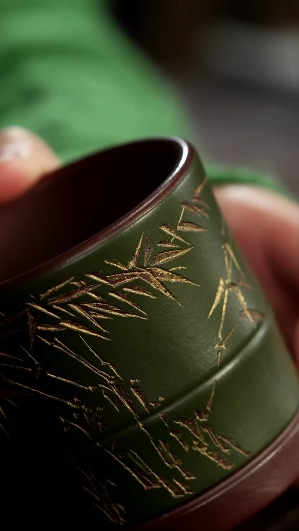 茶杯紫砂福利紫砂蜀垚竹