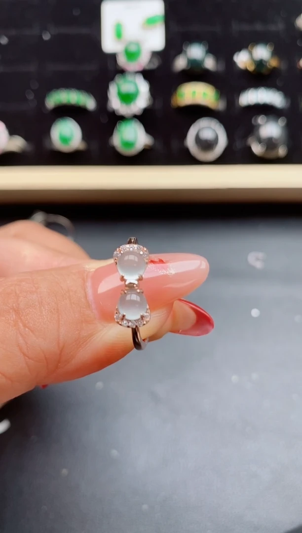 【闪购商品】翡翠戒指银S925镶嵌321321