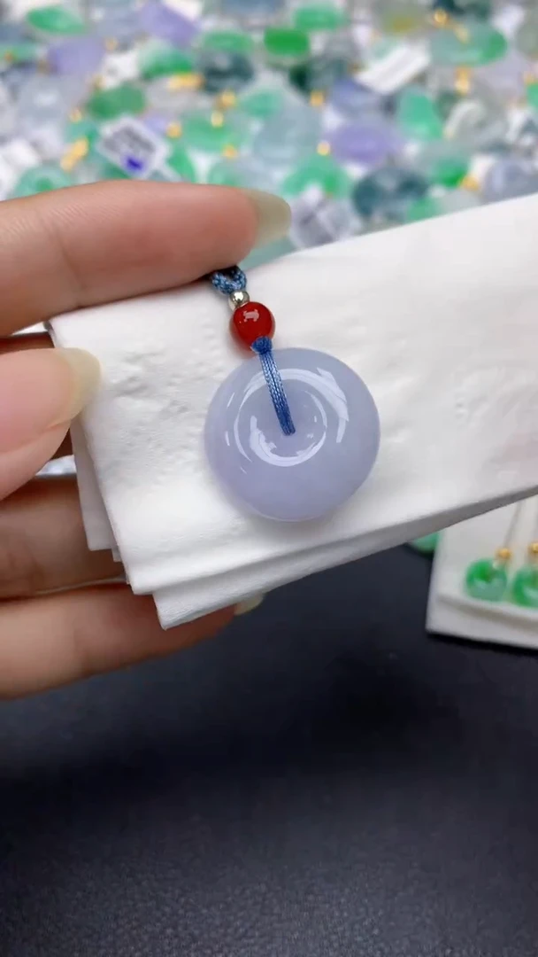 颈饰未镶嵌翡翠天然缅甸a货翡翠多样性发一件