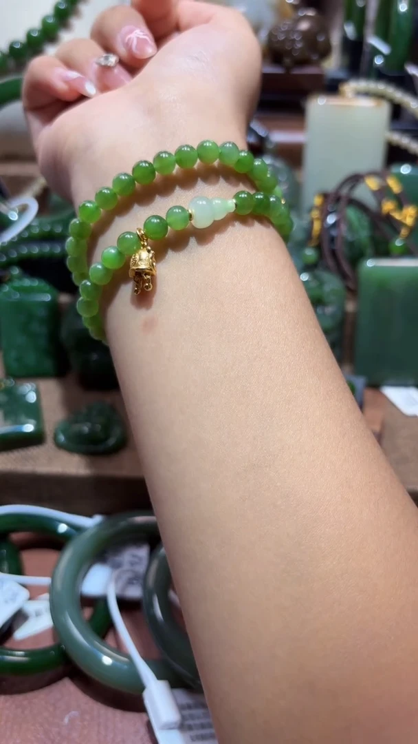 未镶嵌手串和田玉（碧玉）1