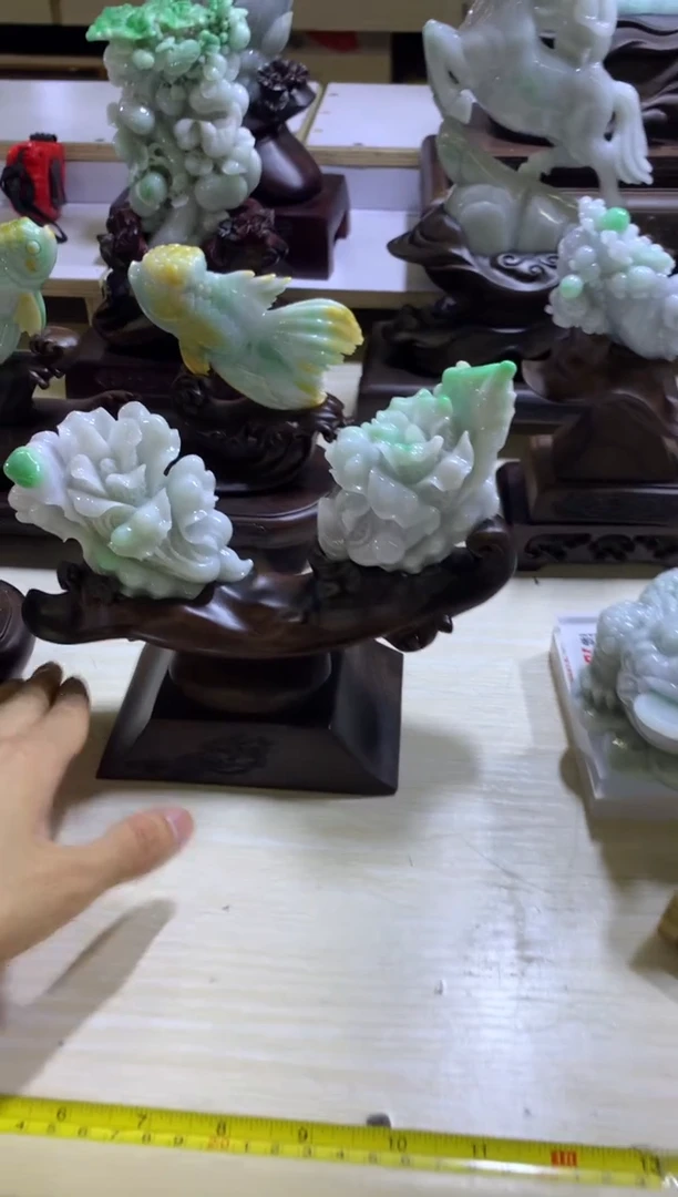 未镶嵌挂件翡翠落***情翡翠摆件