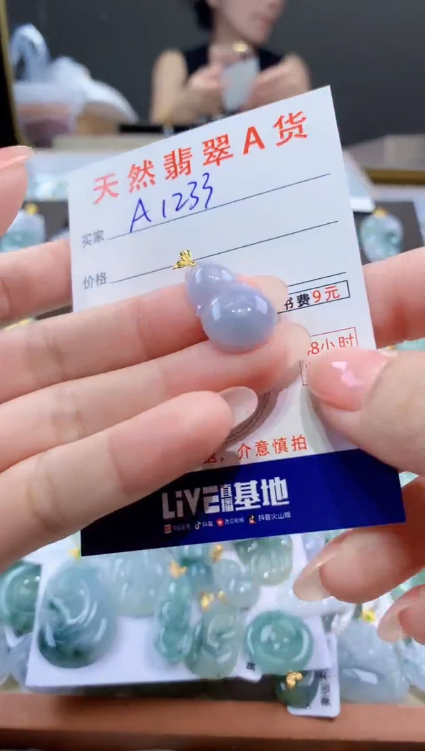 颈饰未镶嵌翡翠天然翡翠A货挂件
