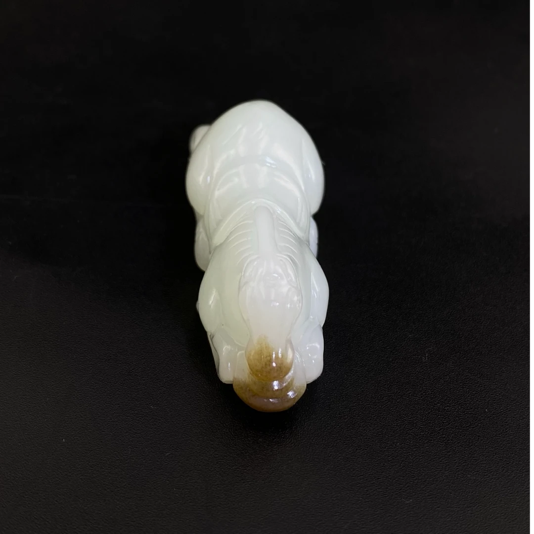 唐马马到成功和田玉挂件（01）