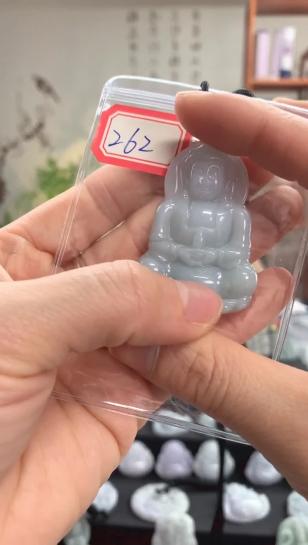 【闪购商品】翡翠颈饰未镶嵌观音 262