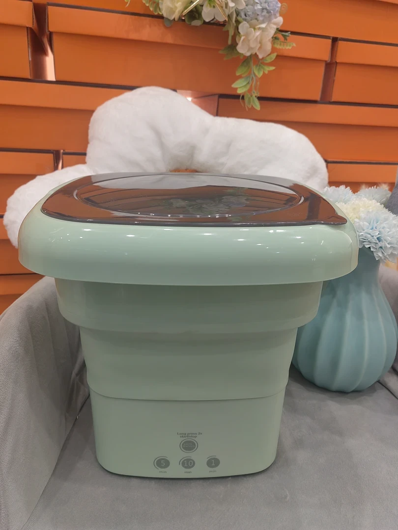 迷你洗衣机折叠洗衣机轻便颜色随机