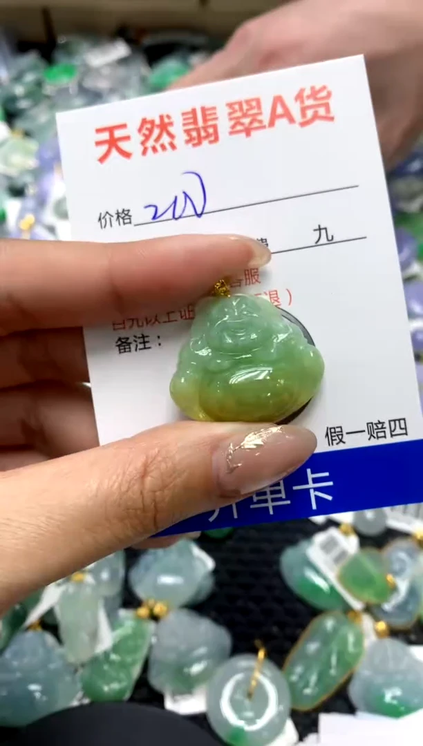 【闪购商品】翡翠颈饰18K金镶嵌111111111