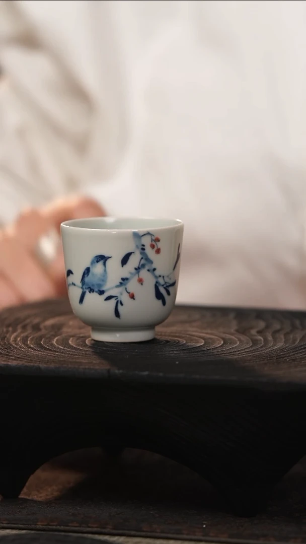 【闪购商品】善见堂 王长根老师青花福利杯