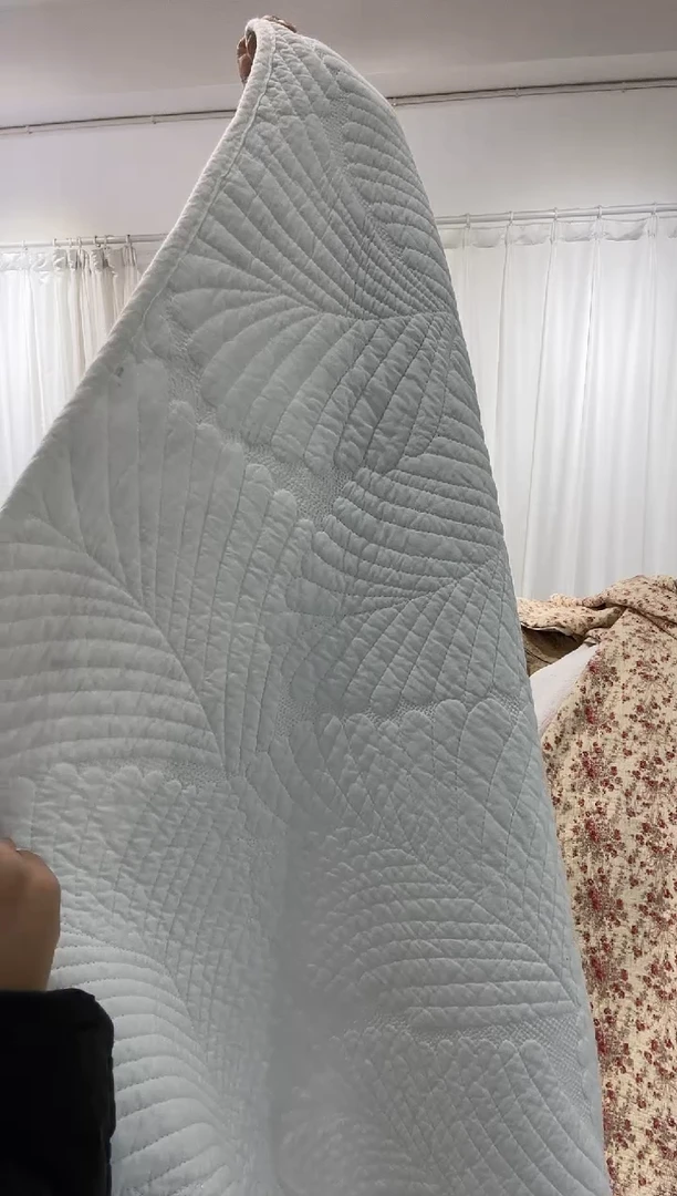 棉250*270纯棉床盖21号脏迹微瑕纯白