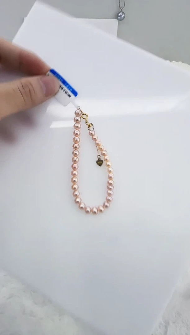 未镶嵌淡水珍珠DA珍珠手链 y104