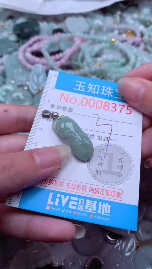 翡翠未镶嵌吊坠(不含链)8.375