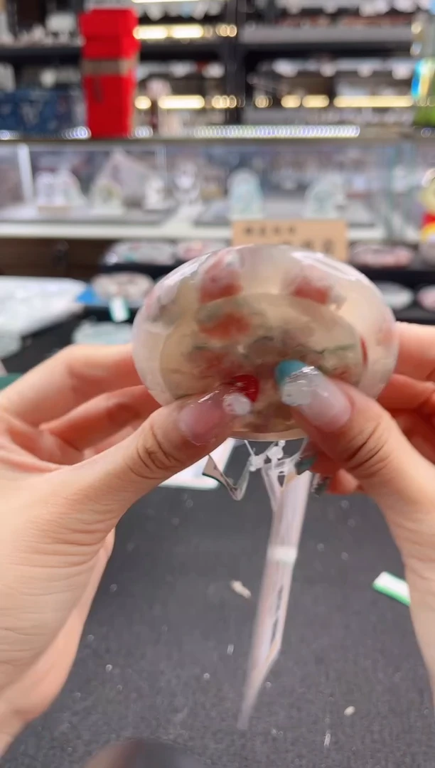 未镶嵌手镯石英质玉57圈口 （赠品镯心）