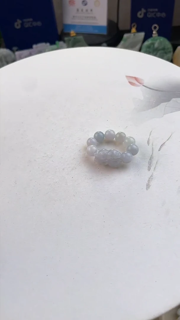 未镶嵌手链翡翠紫**郁手工定制默认微瑕主播介绍为准