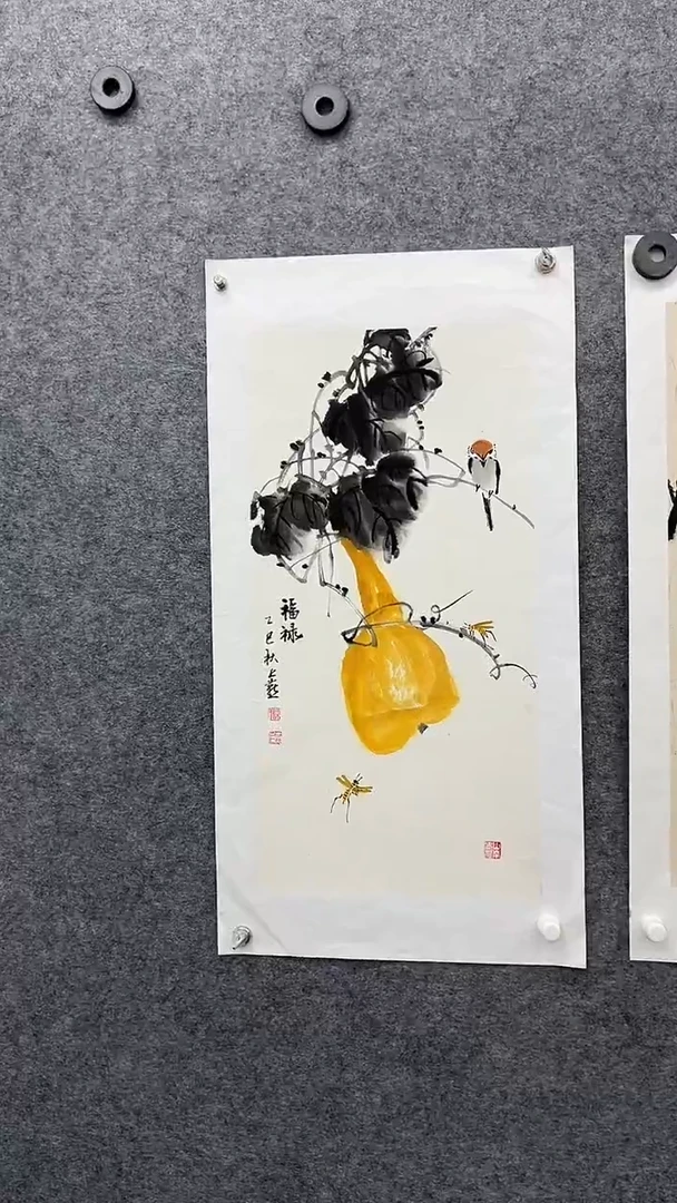 国画国画王生意福禄