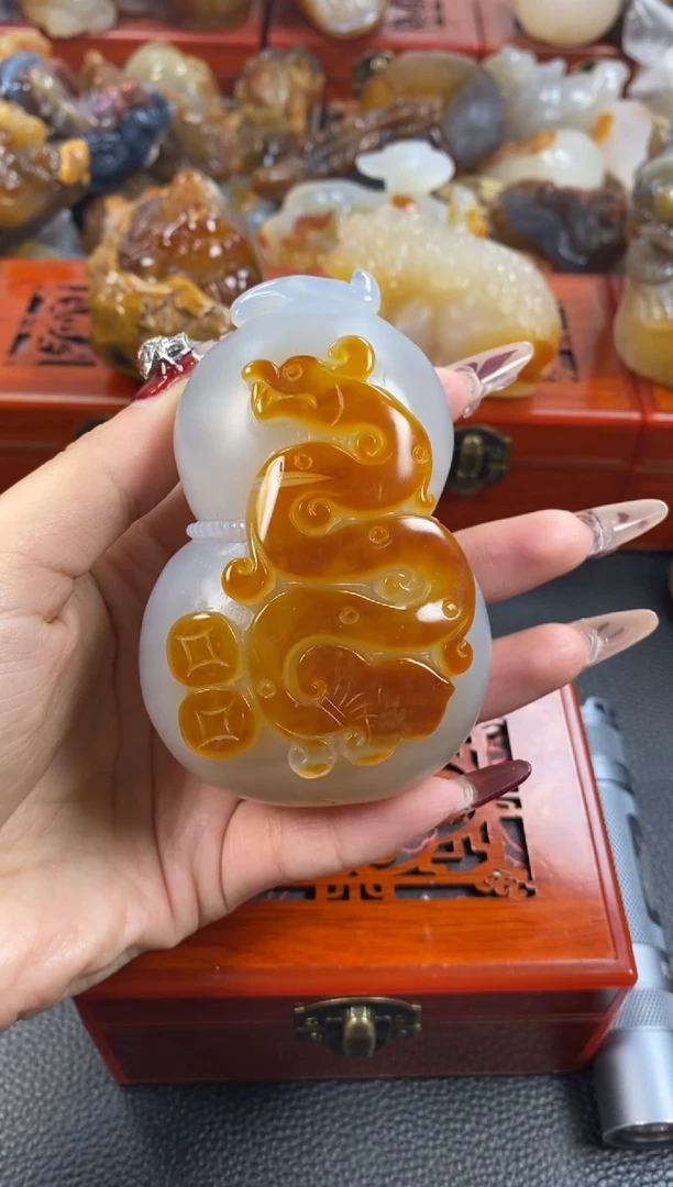 【闪购商品】玛瑙/玉髓手把未镶嵌1