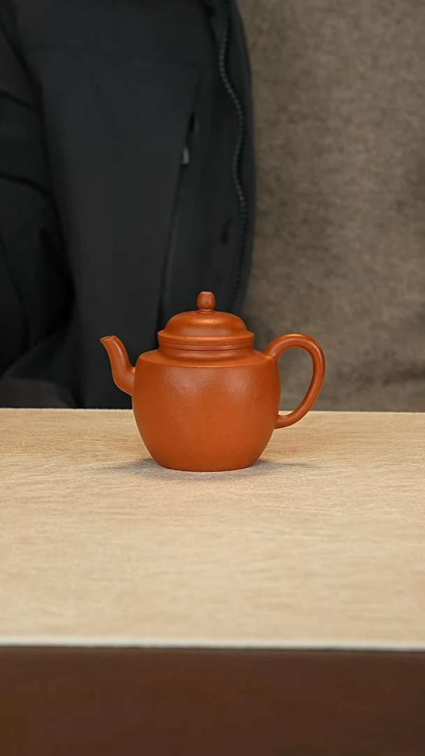 【闪购商品】紫砂茶壶明式宫灯 24目生砂朱泥 140cc