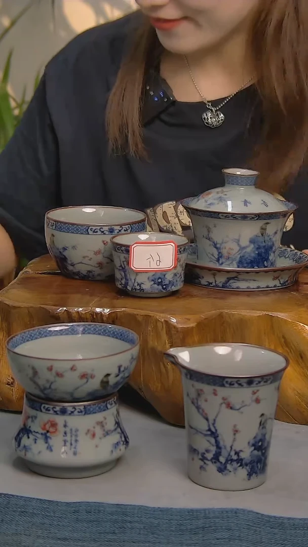 简装家用款10件套 陶瓷家用茶具系列