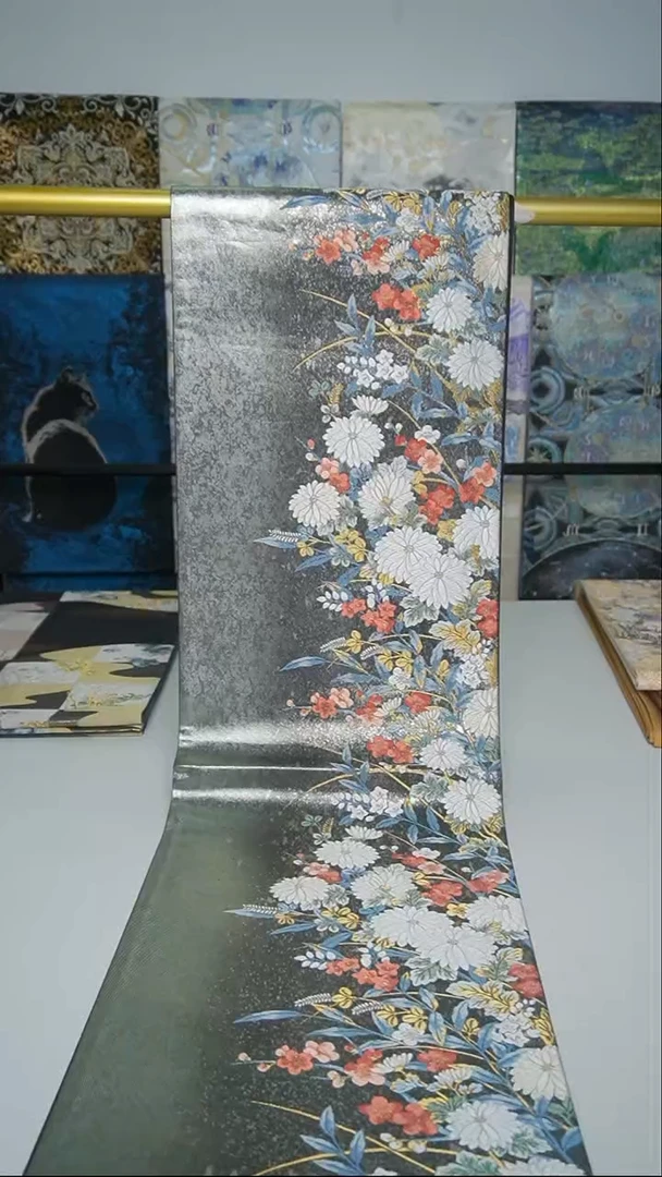 织绣织锦17花卉。