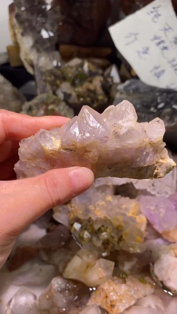 未镶嵌珠宝半成品水晶89号四川超七花园水晶