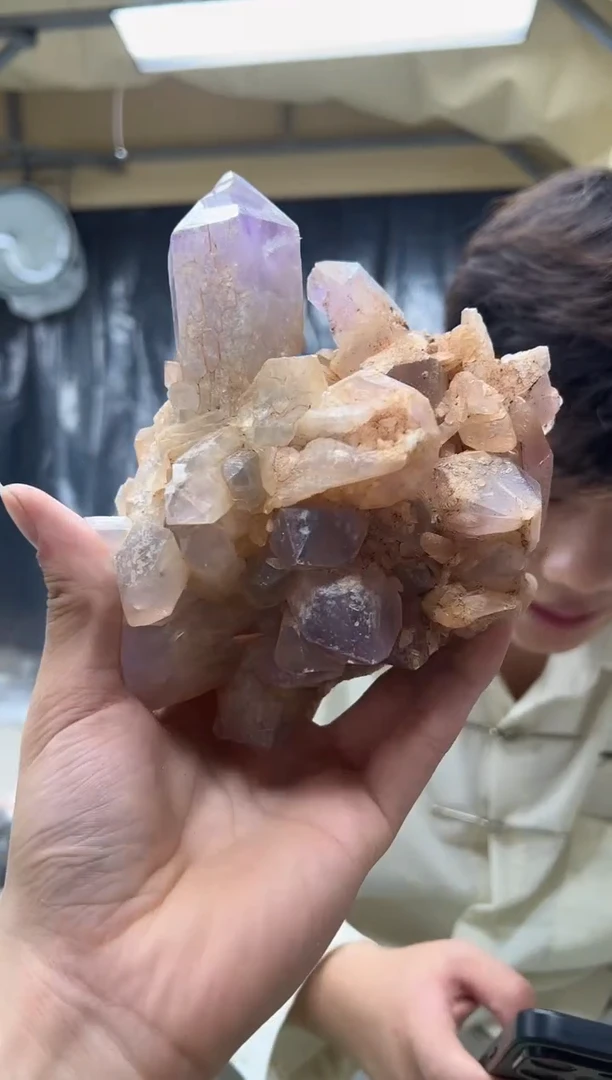 未镶嵌水晶大型摆件（非配饰）紫水晶927